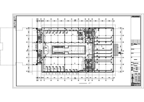 超高层商业办公综合楼空调通风防排烟系统施工图(机房设计)-图一