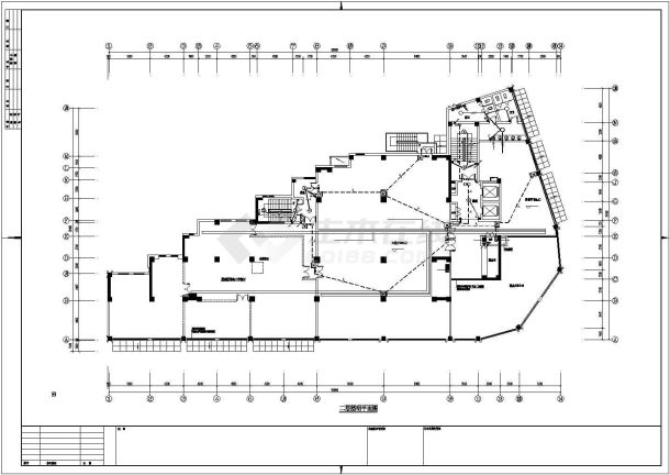 某10984.4㎡地上十三层酒店电气施工CAD图纸（一类高层）-图二