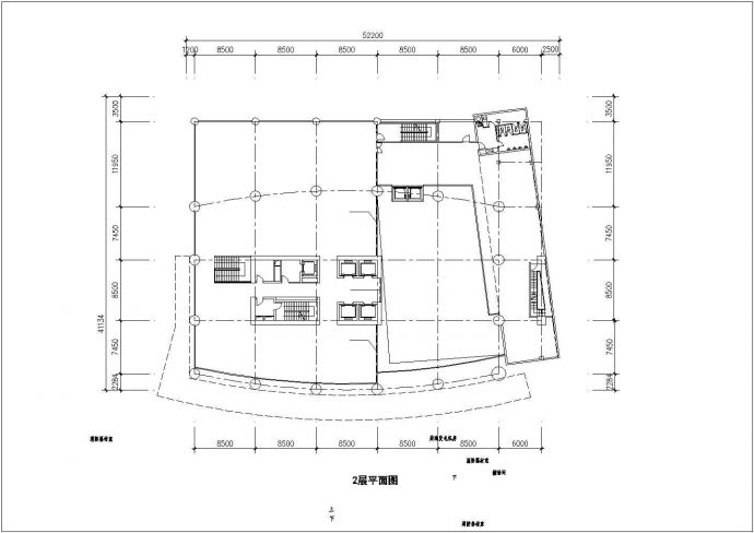 酒店办公楼建筑设计方案CAD图_图1