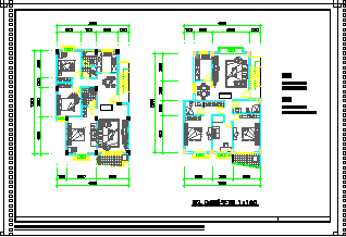 [福州]某住宅小区规划户型设计cad方案图_图1