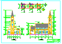 [欧式]教堂全套建筑cad设计及规划施工图_图1