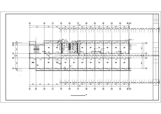 长46.09 宽12.2米 6层学生宿舍给排水设计图-图二