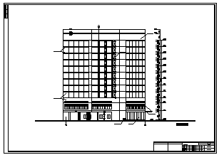 [东阳]十二层病房建筑cad设计施工图纸