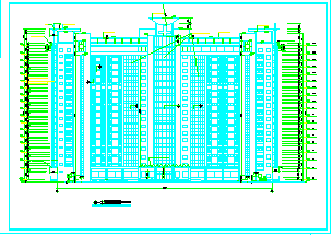 [广东]某十八层住院部建筑cad设计扩初图纸_图1