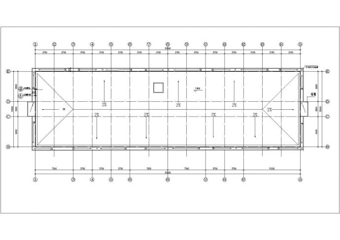 广州某企业单位5600平米7层框架结构行政办公楼建筑设计CAD图纸_图1