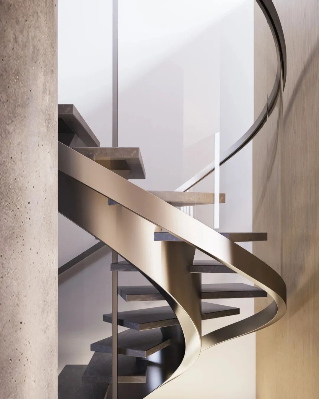 什么是钢结构旋转楼梯？概念特点、结构类型、实际应用