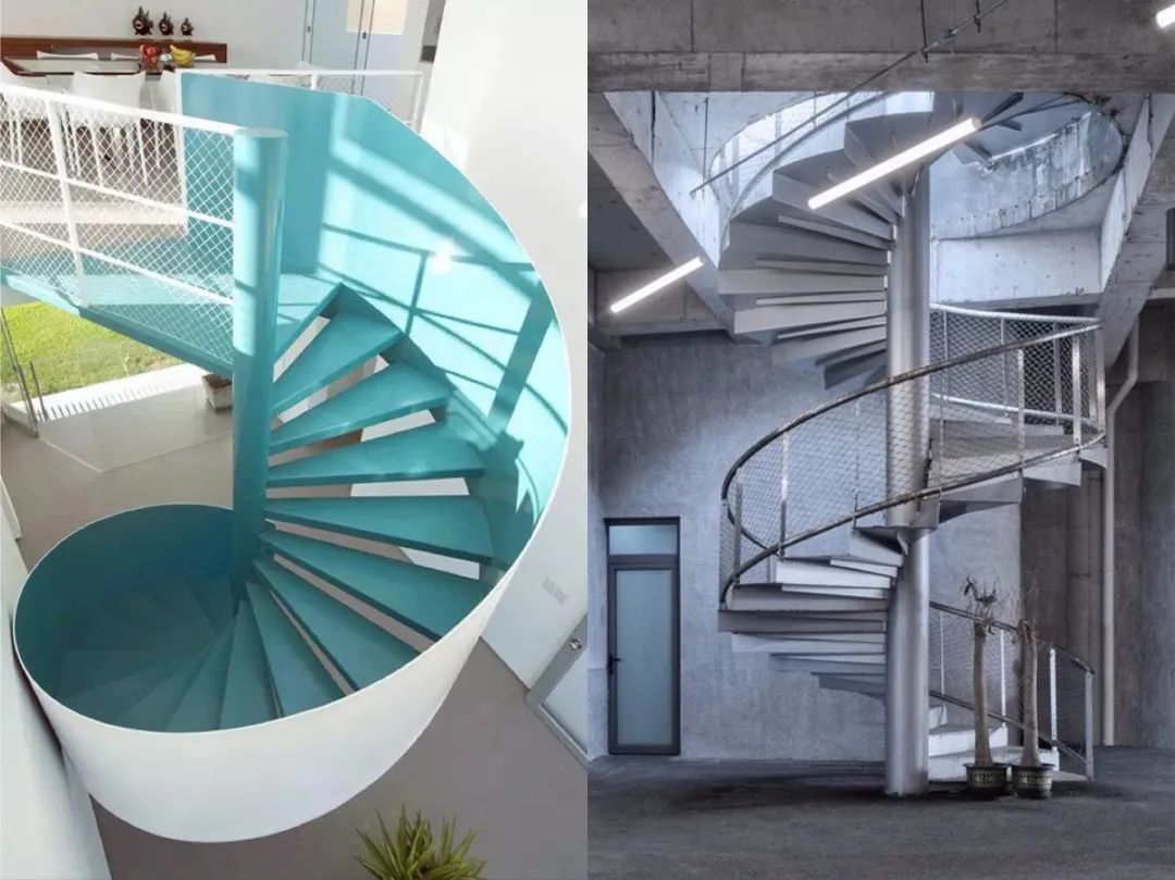 设计该如何让空间流动起来的？钢结构旋转楼梯了解一下！