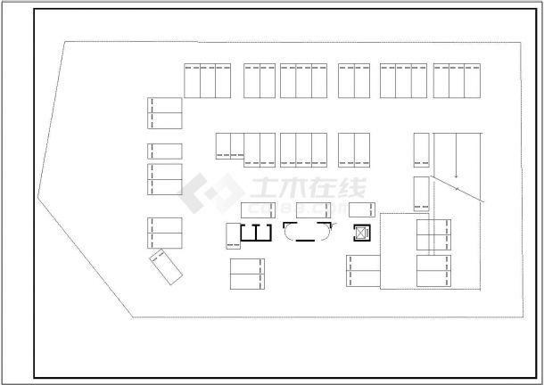 [重庆]知名地产高层安置房建筑方案图(CAD)-图一