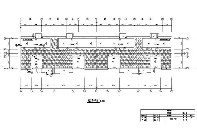 威海市武阳花园小区3360平6层砖混结构住宅楼建筑设计CAD图纸（含跃层）_图1