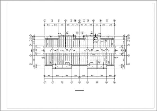 济南市春江花园小区6层砖混结构住宅楼建筑设计CAD图纸-图一