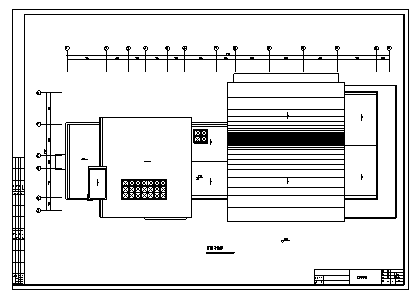 汽车客运站设计_1000平米某县城一层现代风格长途汽车客运站建筑施工cad图(带效果图)-图二