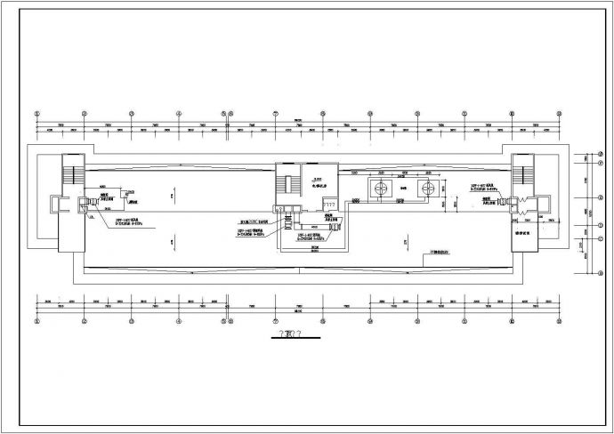 某8层办公楼（面积18000平方米）空调设计cad全套施工图（含设计说明）_图1