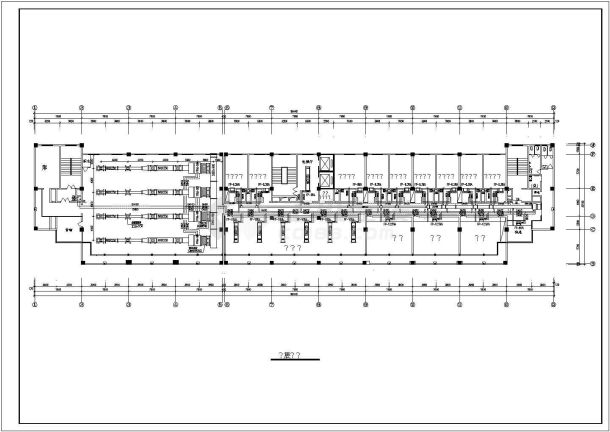 某8层办公楼（面积18000平方米）空调设计cad全套施工图（含设计说明）-图二