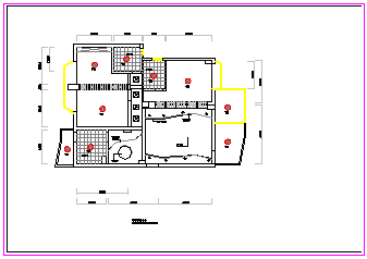 [世纪城]大户型室内家装设计cad方案设计施工图纸-图二