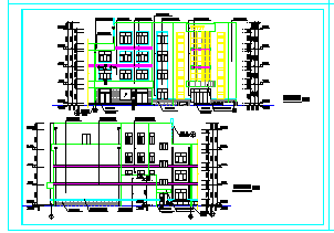 [张家口]某四层防疫站建筑cad设计施工图纸-图二