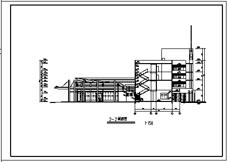 客运站设计_4000平方米某市四层汽车客运站全套建筑施工cad图纸-图一
