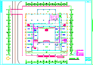 6层综合大楼布线电气cad设计施工图纸