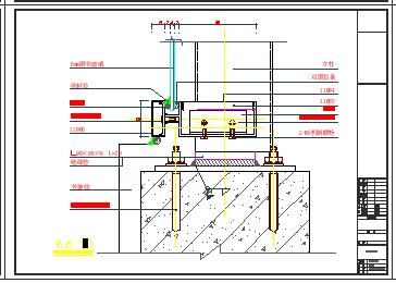 120型隔热断桥幕墙节点cad设计图纸-图二