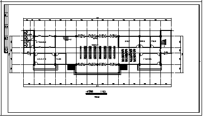 汽车站设计_某县城三层现代风格长途汽车站建筑施工cad图纸-图一