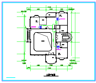 某豪华别墅MRV空调cad设计方案图纸-图二