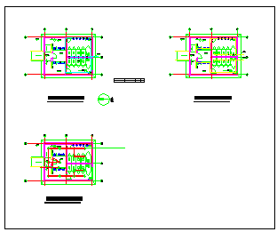 某地区厕所全套建筑cad设计图纸