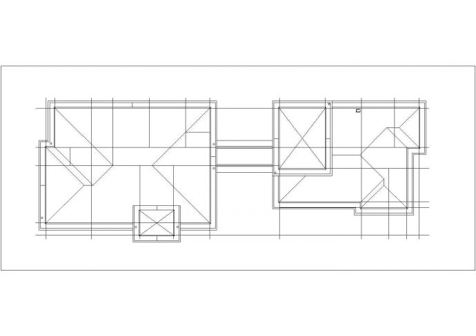 占地330平米2层砖混结构单体别墅全套建筑设计CAD图纸_图1