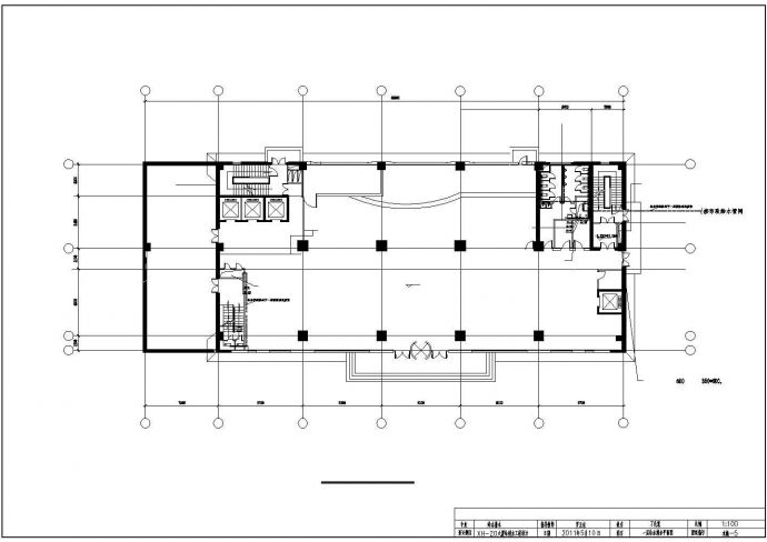 珠海某大学20层框架结构教学综合楼全套给排水设计CAD图纸_图1