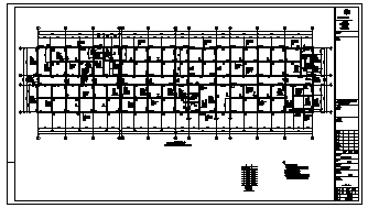 某地上六层框架结构办公楼结构施工cad图_办公楼施工-图二