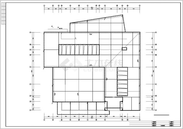 北京某大学1万平米五层框架结构学生餐厅全套电气设计CAD图纸-图二