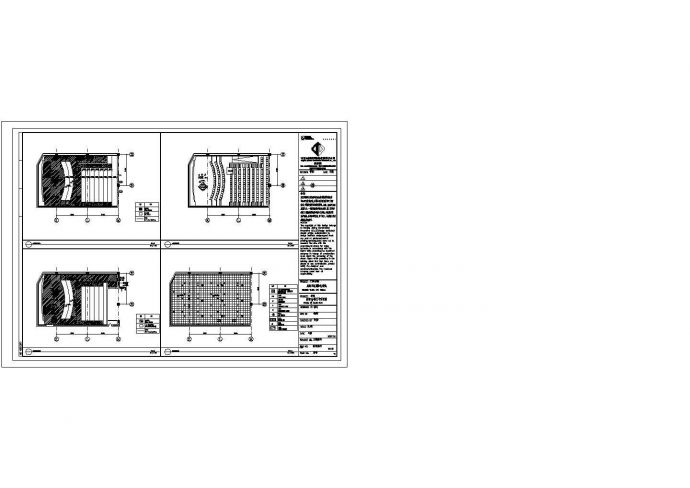 合肥某万达影院CAD室内装修设计施工图纸_图1