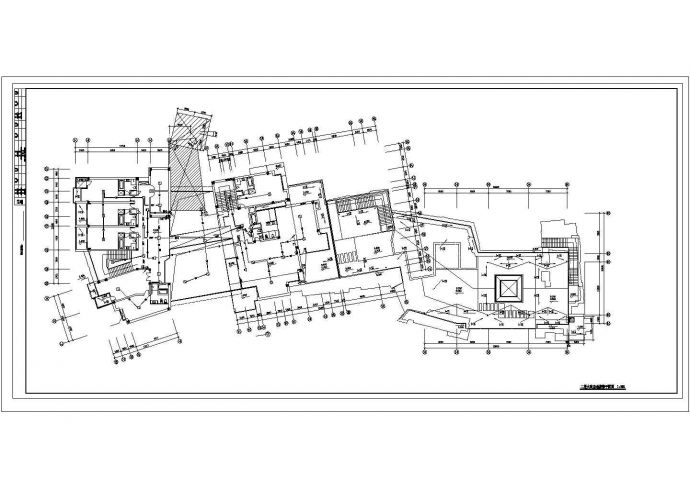 五星宾馆电气CAD平面布置参考图_图1
