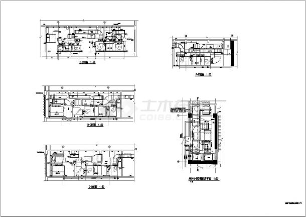 河南省商丘市某商业广场项目空调及消防系统设计施工CAD图纸-图一