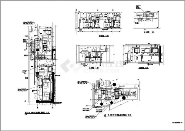 河南省商丘市某商业广场项目空调及消防系统设计施工CAD图纸-图二