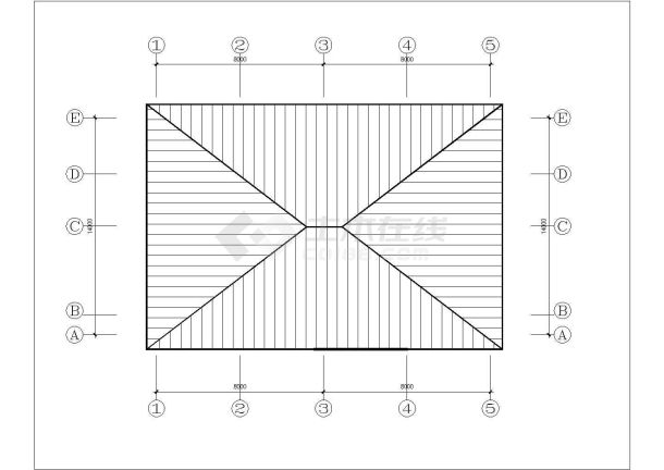 3层框混结构双拼别墅建筑设计CAD图纸（含架空层/每户250平米）-图一