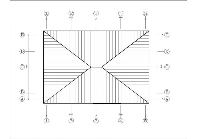 3层框混结构双拼别墅建筑设计CAD图纸（含架空层/每户250平米）_图1