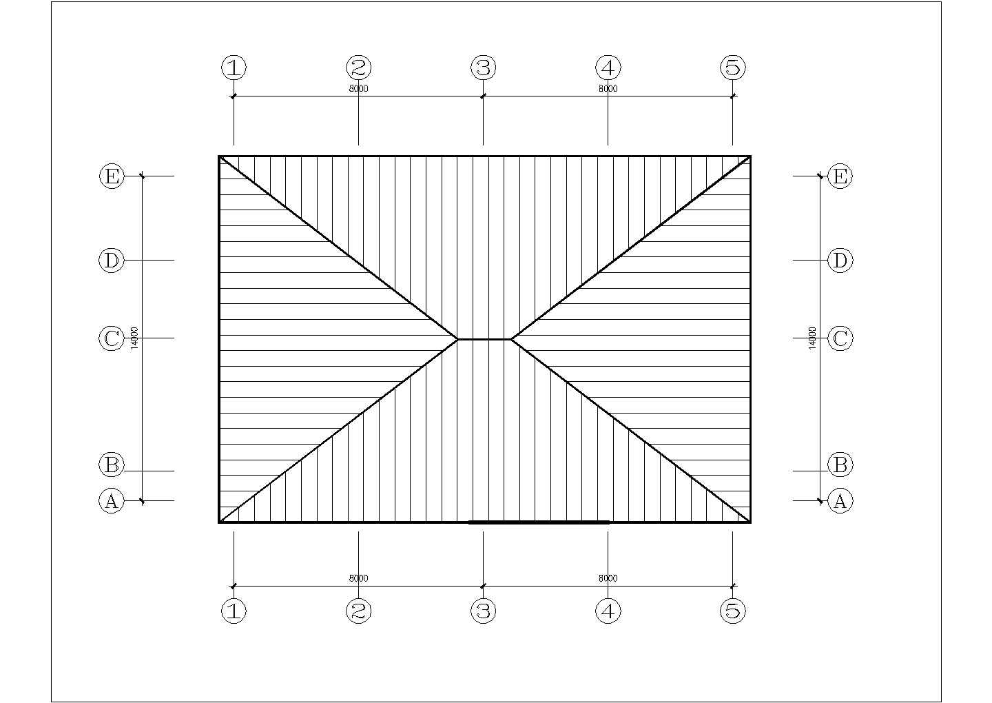 3层框混结构双拼别墅建筑设计CAD图纸（含架空层/每户250平米）