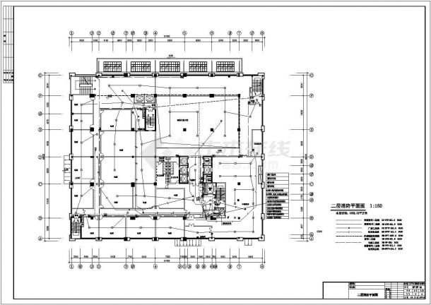 某23层酒店CAD电气设计施工消防图纸（甲级设计院）-图二