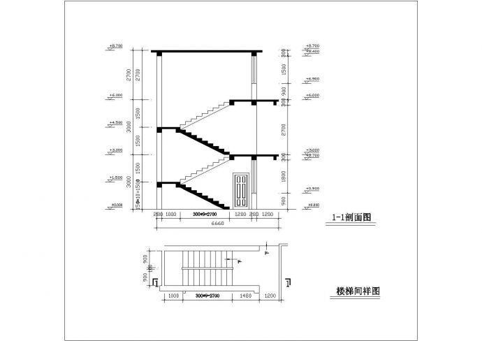 沈阳市某村镇360平米3层砖混结构乡村民居楼建筑设计CAD图纸_图1