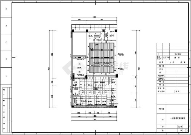 浙江省金华市某大型商业办公楼多联机空调系统设计施工CAD图纸-图一