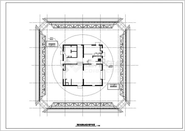 浙江省兰溪市某40层商业中央广场空调通风防排烟系统设计施工CAD图纸-图二