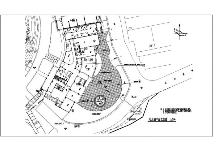 某儿童乐园景观设计CAD全套完整图纸_图1