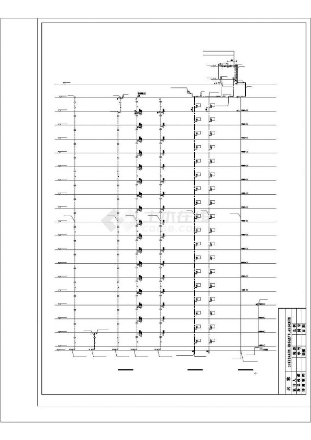 某高层建筑给排水毕业设计全套CAD资料（含论文，结构图纸）-图一