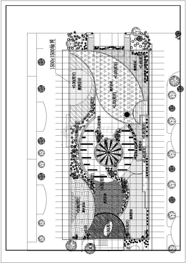 某赢家广场住宅小区CAD建筑设计施工图纸-图一