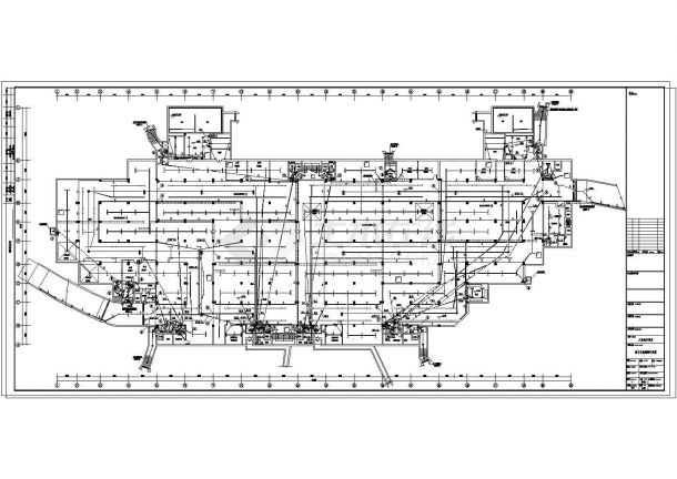 某购物中心地下汽车库CAD电气设计施工图-图二