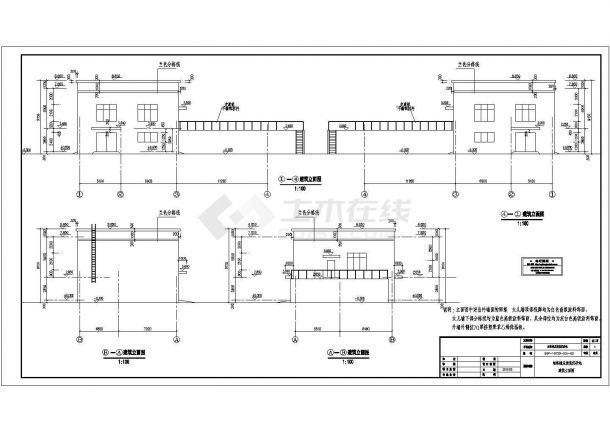 [齐齐哈尔]污水处理厂细格栅CAD给排水施工完整详图-图二