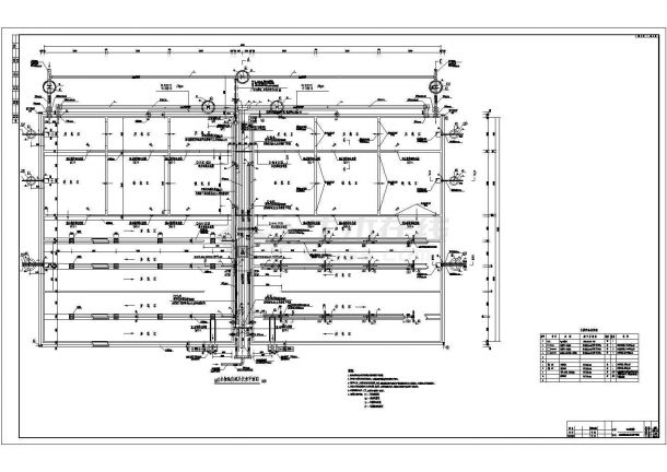 [新疆]3万吨排水改扩建工程污水处理厂项目全套工艺PLC3站CAD给排水施工设计图-图一