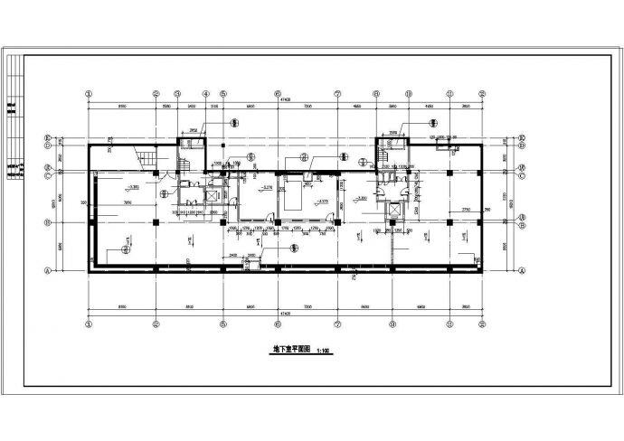 商住楼建筑设计整体抛面立体图_图1