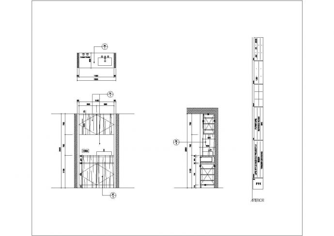 某火锅店设计施工图全套CAD详细节点完整室内设计图纸_图1