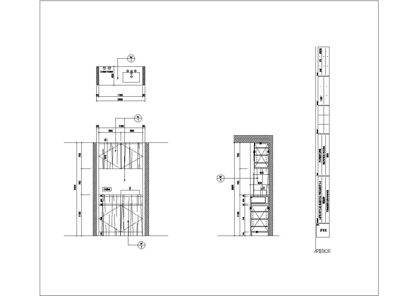 某火锅店设计施工图全套CAD详细节点完整室内设计图纸