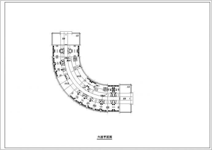 某六层10160平大学星级会馆CAD建筑设计方案图纸_图1